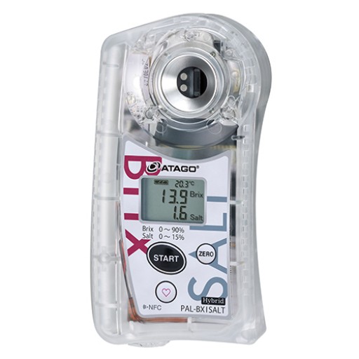 Brix meter and pocket salinity meter