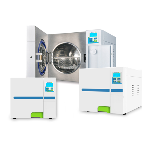 Benchtop sterilization of wrapped research instruments or unwrapped instruments/plasticware