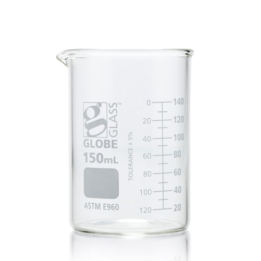 Globe Glass™ Griffin Style Beakers 150ml