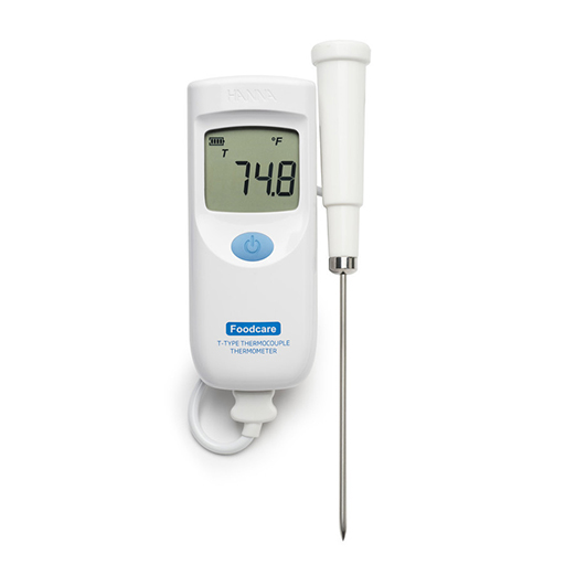 Thermomètre alimentaire à thermocouple type T avec sonde interchangeable