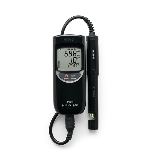 pH-/EC-/TDS-/°C-mètre professionnel-HI991300