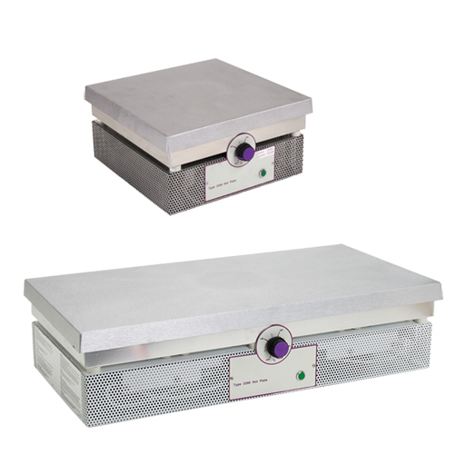Industrial hot plate with thermostatic temperature control