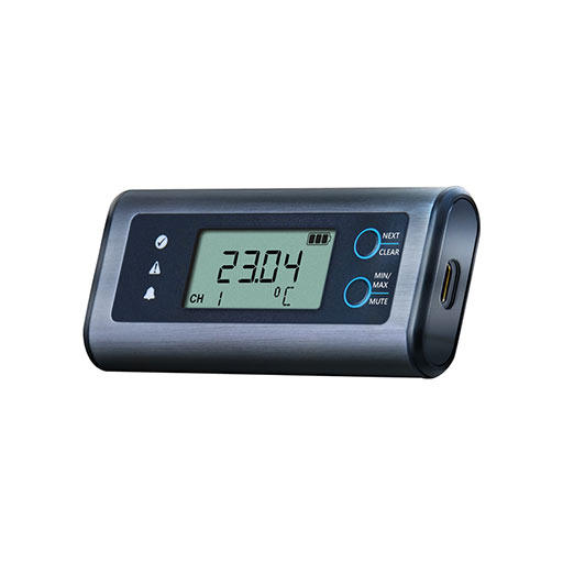 USB Data logger for logistics, warehouses and storage, clean rooms