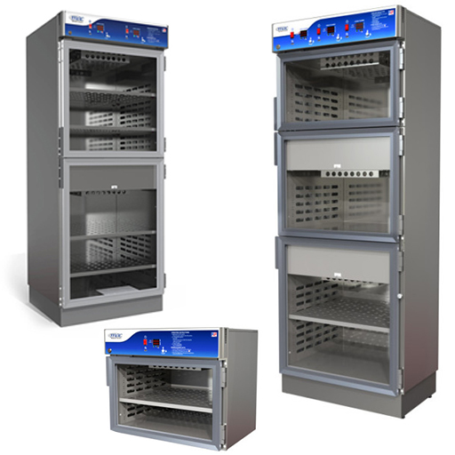 Digitally controlled heating chambers for blankets