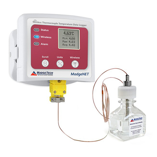 Temperature Monitoring System with type K thermocouple