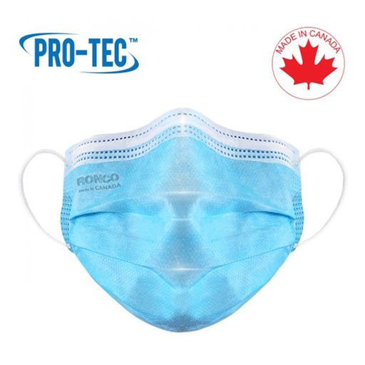 PRO-TEC 3 ply Pleated Masks, ASTM Level-1, Mask