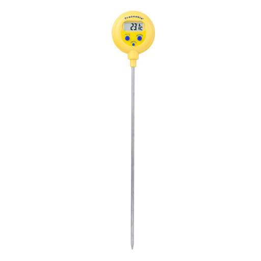 Lollipop Thermometer for for wet labs, wash-down areas, outdoors