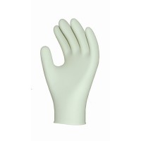 Latex gloves, lightly powdered