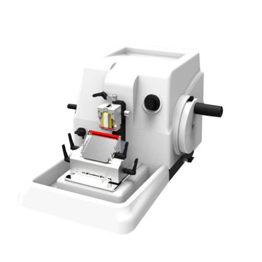 Slice samples with Manual Rotary Microtome