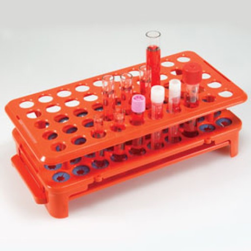 Versatile rack with ejector Test tube