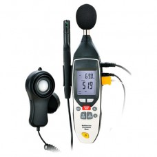 Digital Temperature, Humidity, Sound, Light and Air Flow Meter