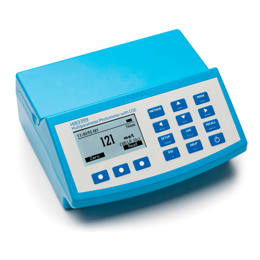 Photomètre multi paramètres pour eaux usées avec gamme DCO et pH