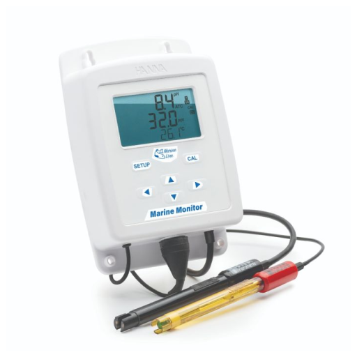 Moniteur HI981520 Marine Monitor pour le pH, la salinité marine et la température