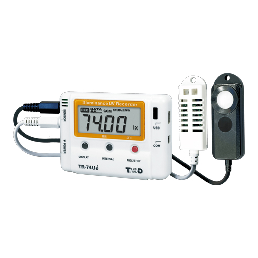 Four-Item Logger for UV, Illuminance, Temperature and Humidity