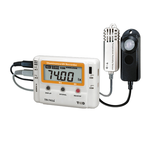 Four-Item Logger for UV, Illuminance, Temperature and Humidity