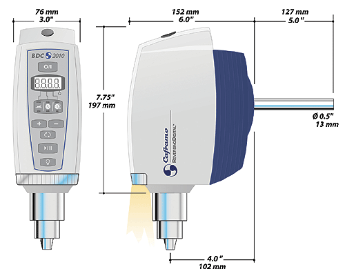 Nettoyeur à ultrasons avec minuterie mécanique, 0.5 gal