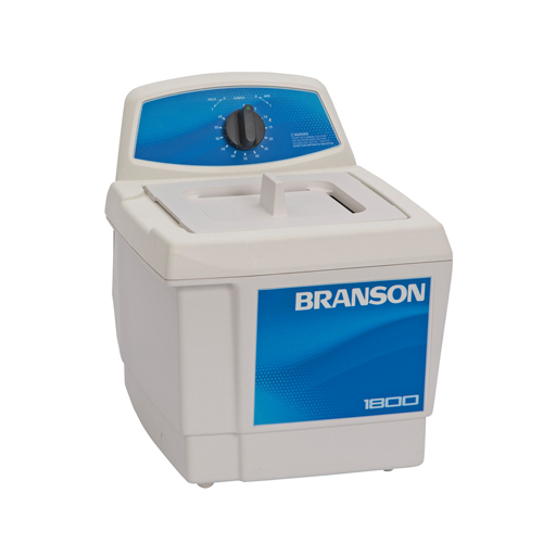 Branson M1800, Ultrasonic Bath with mechanical timer, 0.5 gal, 120 V, Ultrasonic Bath