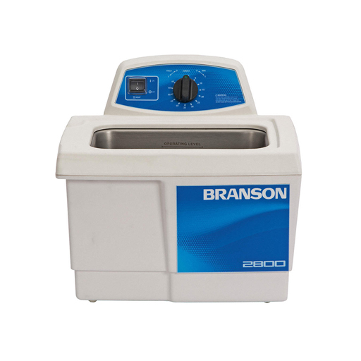 Branson M2800H, Ultrasonic Bath with mechanical timer and heater, 0.75 gal, Ultrasonic Bath