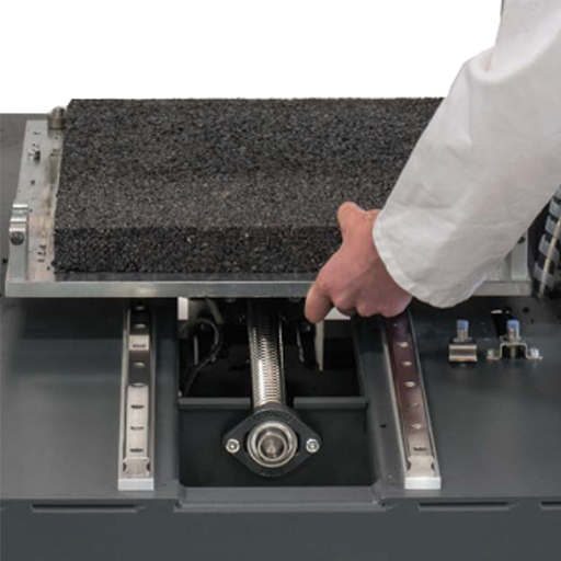 Rouleau compacteur de dalles d'asphalte standard