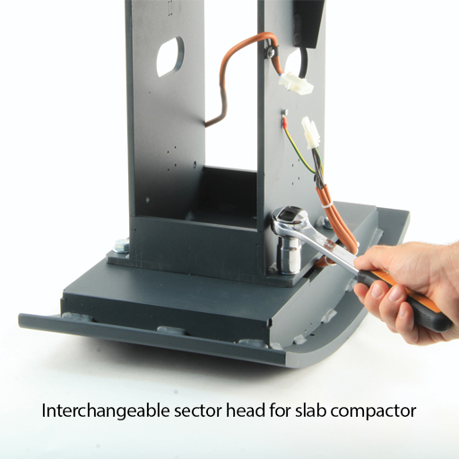 Rouleau compacteur de dalles d'asphalte standard