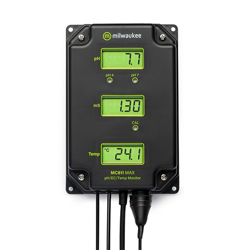 Milwaukee MC811US MAX pH/EC/Temp Monitor