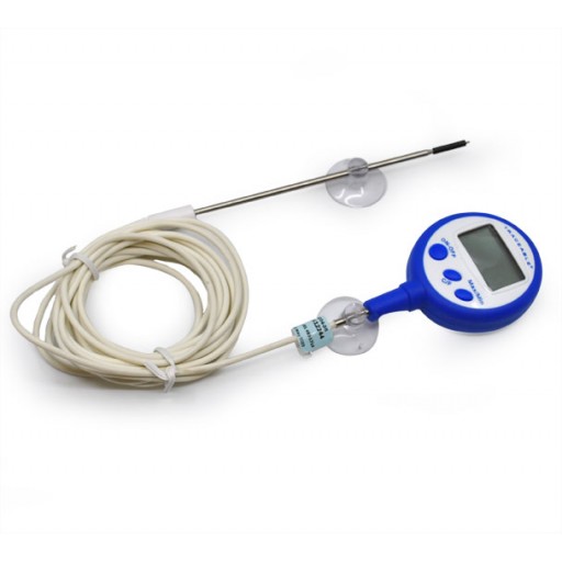 Thermomètre numérique de précision traçable Lollipop™ avec étalonnage, câblé.