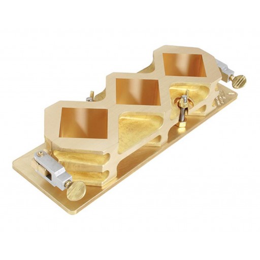 Bronze Cube Mold reinforcing rib prevents spreading and detachable baseplate